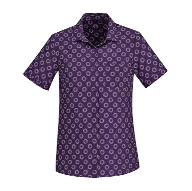 Womens Florence Daisy Print Short Sleeve Shirt