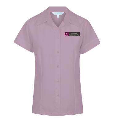 Ladies EEN S/S Grape Comfort Blouse