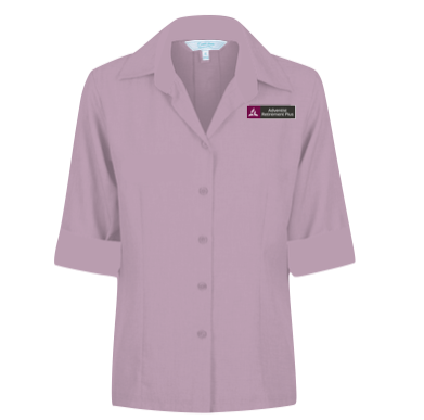 Ladies EEN 3/4 Grape Comfort Blouse