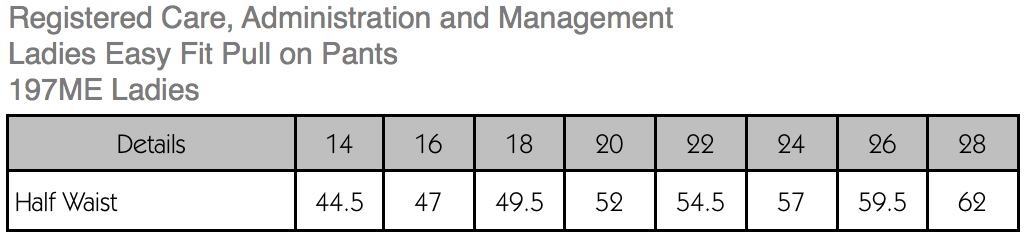 Ladies Easy Fit pull On Pant