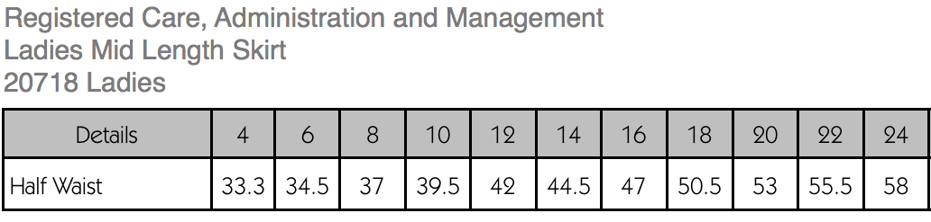 Ladies Bandless Flared Skirt