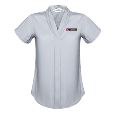 Ladies Silver Mist S/S Blouse
