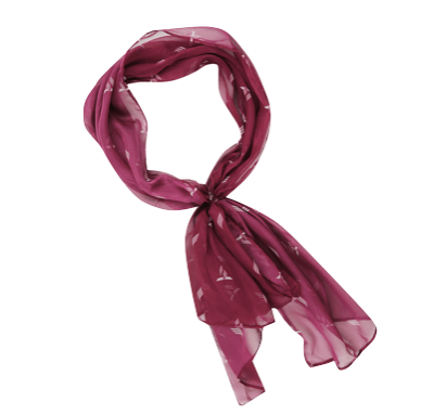 Ladies Grape Tie Scarf