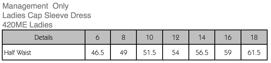 Ladies Cap Sleeve Semi Fit Dress