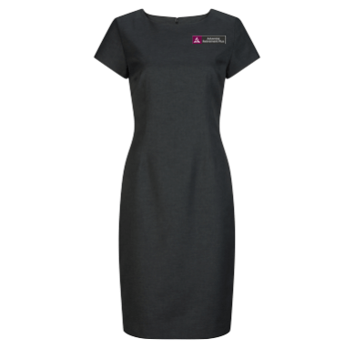 Ladies Cap Sleeve Semi Fit Dress