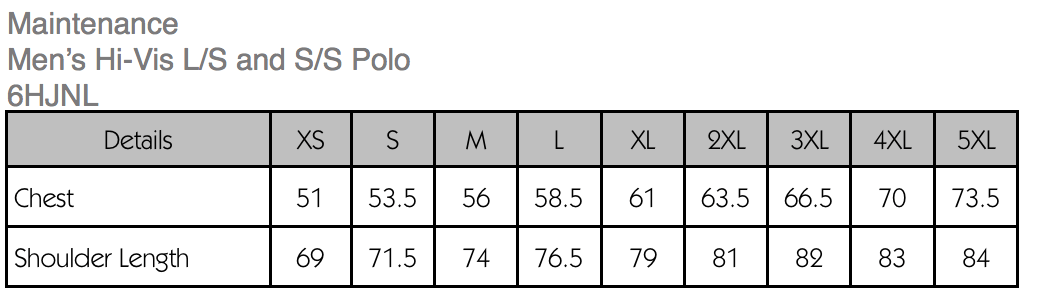 Men's Lime Black L/S Hi Vis Polo