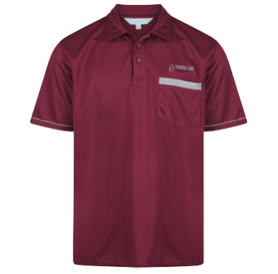 Men's Cooldry Grape Polo