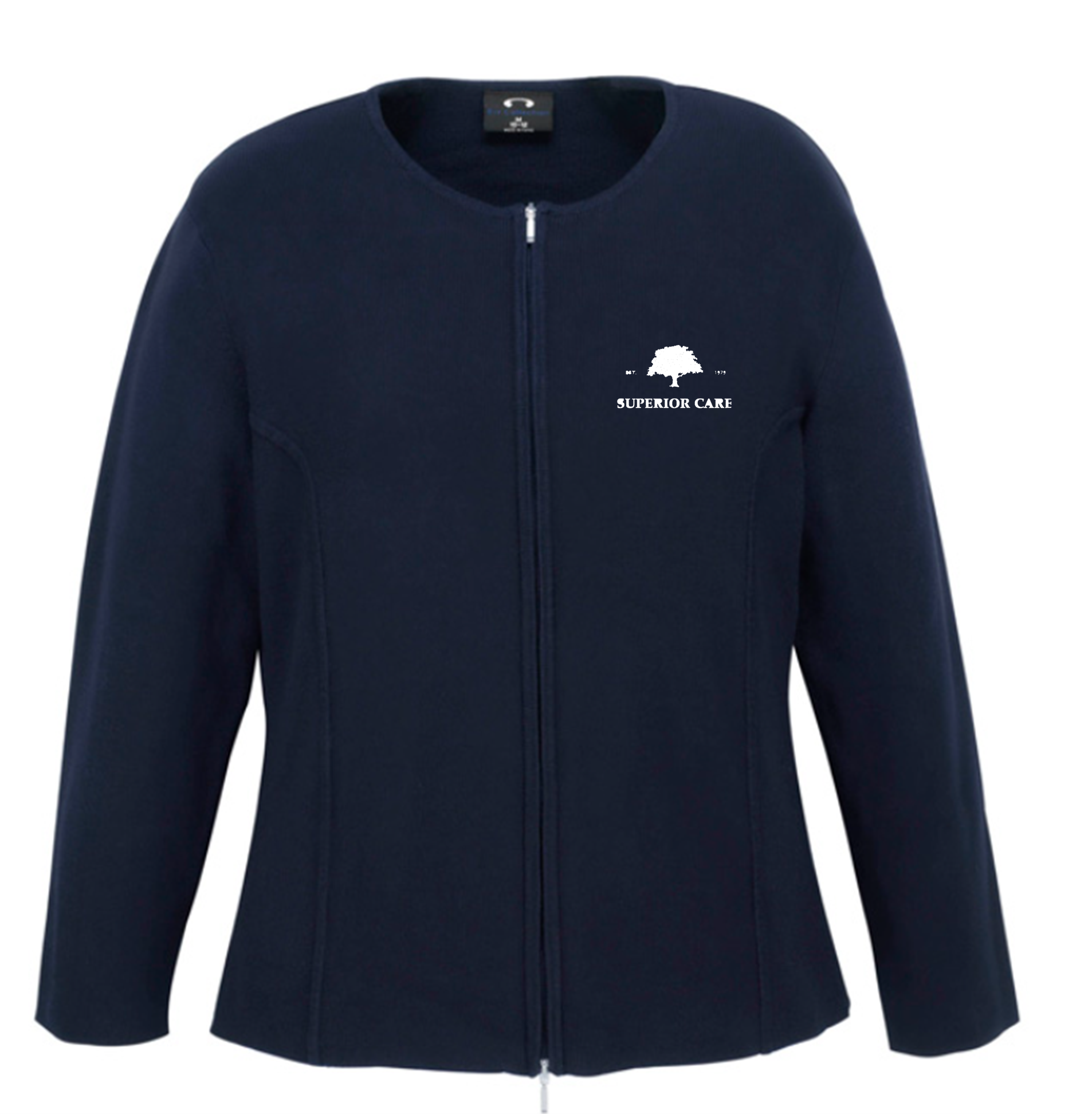 Womens 2-Way Zip Cardigan