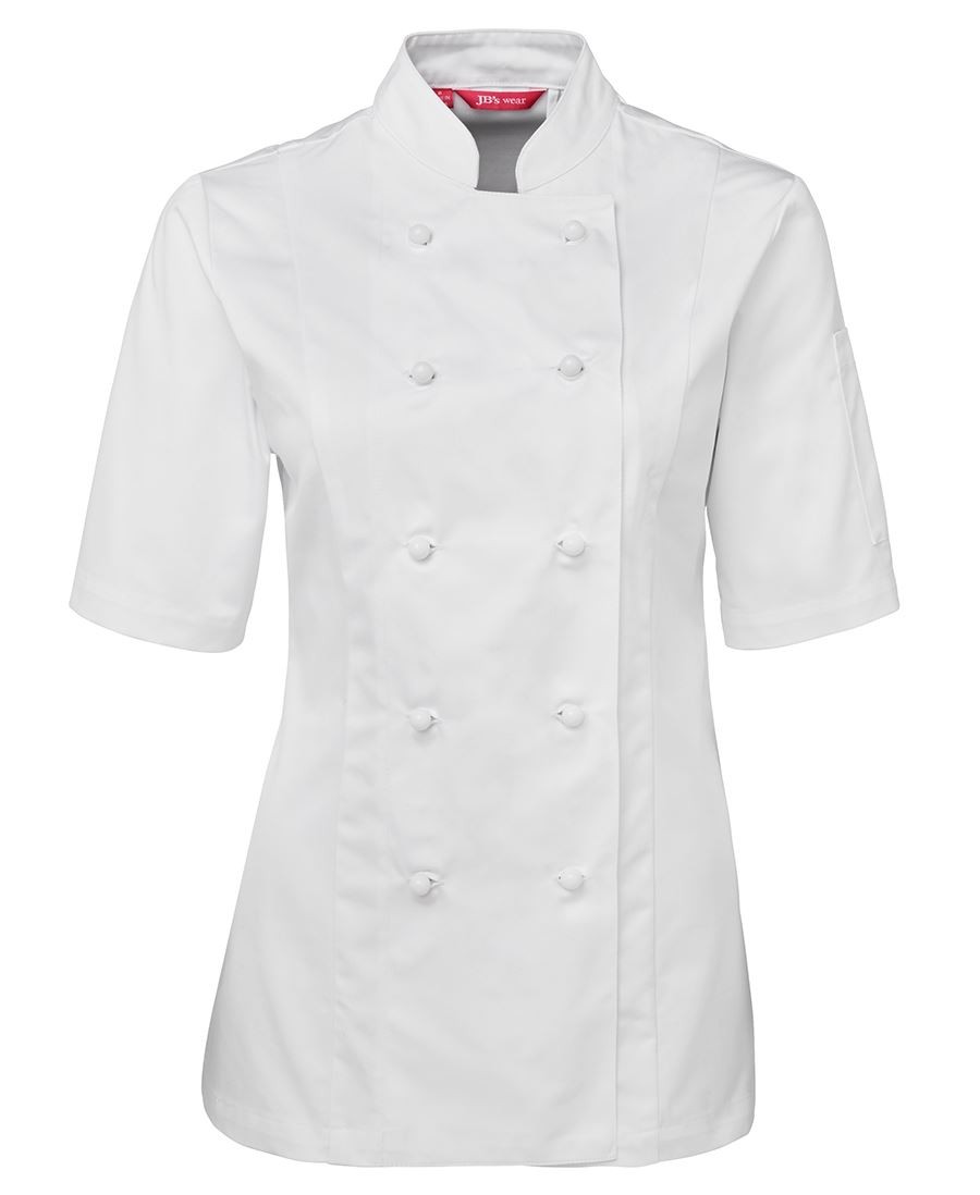 Ladies Short Sleeve Chef Jacket