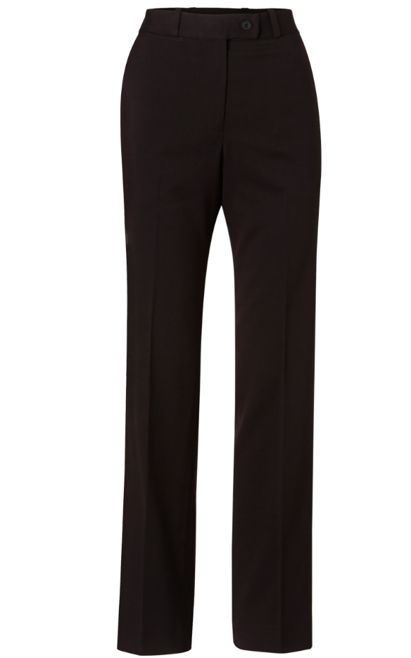 Women's Stretch Flexi Waist Pants - Black