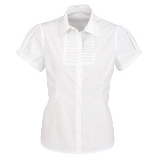 White Berlin Short Sleeve Blouse