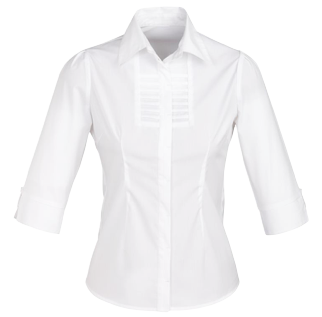 White Berlin Blouse 3/4 Sleeve