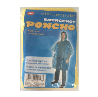 Emergency Poncho - Pack of 10