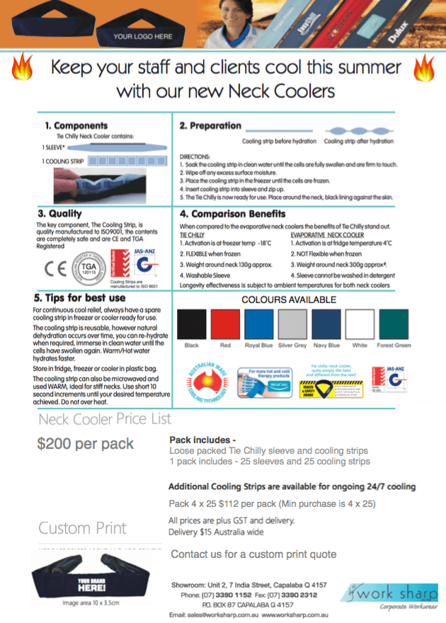 Neck Cooler (min order 25)