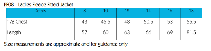 Navy Polar Fleece Fitted Jacket