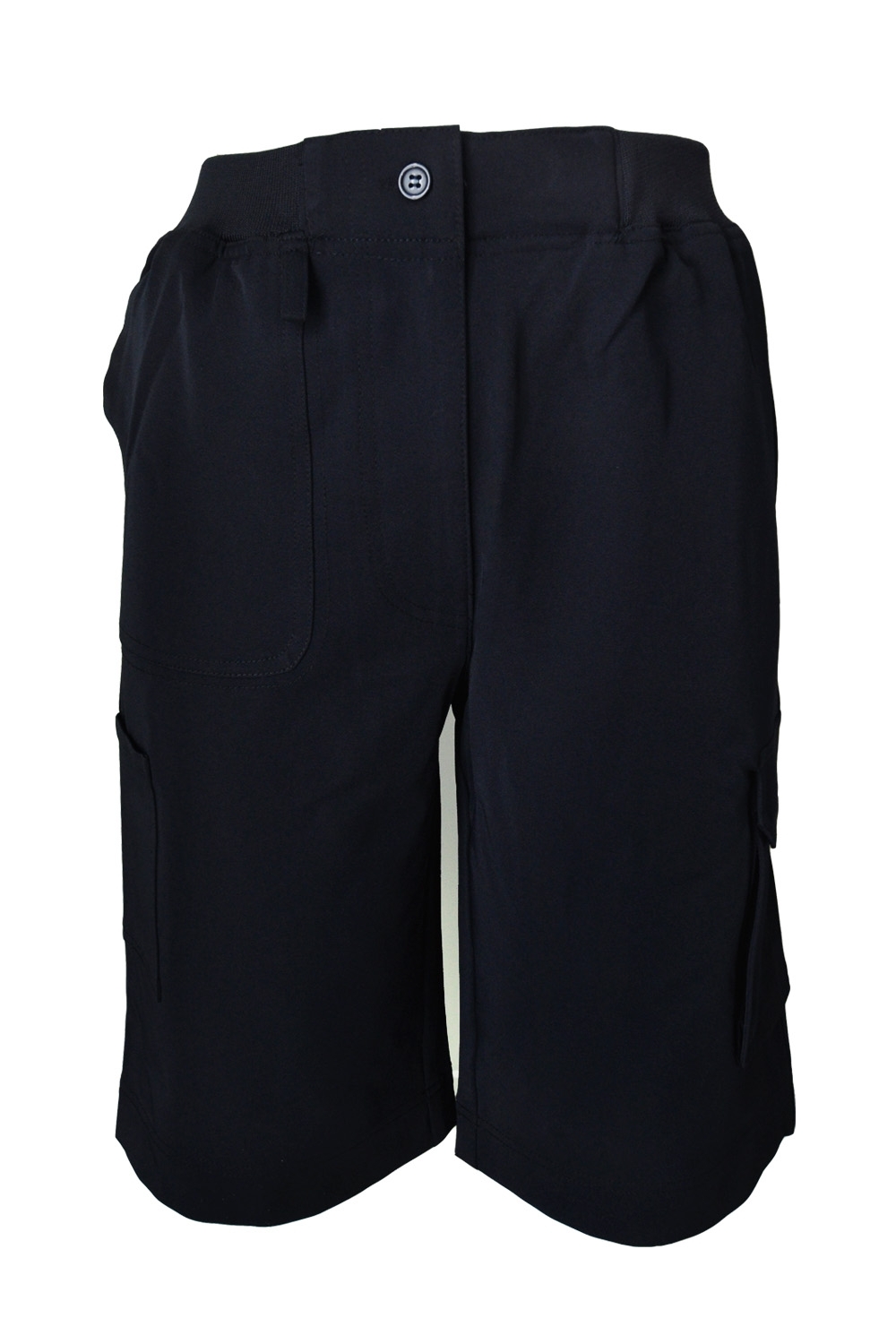 Ladies Navy Cargo Shorts