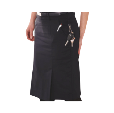 Navy Pleat Skirt