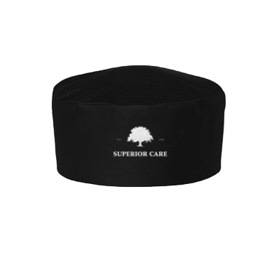 Black Chef Hat Vented