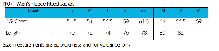 Men's Black Fleece Jacket