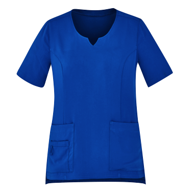 Tailored Fit Round Neck Scrub Top